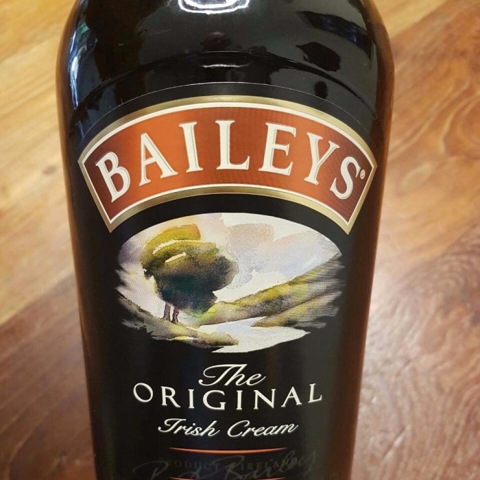 Nutrition facts of baileys irish cream